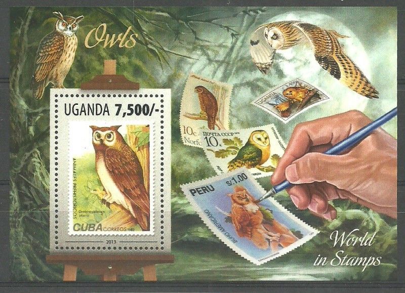 Znaczek Uganda 2013 Mi bl 442 Czyste **