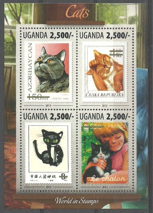 Znaczek Uganda 2013 Mi ark 3147-3150 Czyste **