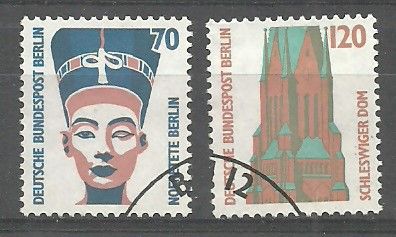 Znaczek Berlin, Niemcy 1988 Mi 814-815 Stemplowane