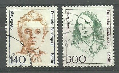 Znaczek Berlin, Niemcy 1989 Mi 848-849 Stemplowane