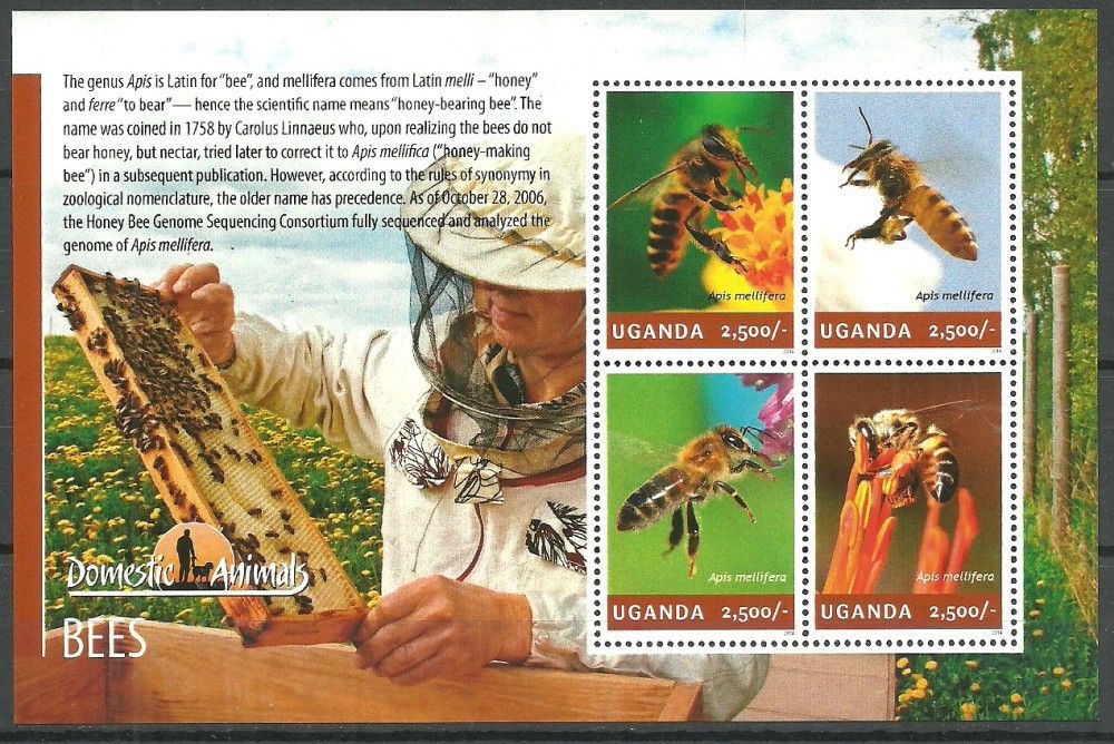 Znaczek Uganda 2014 Mi ark 3270-3273 Czyste **