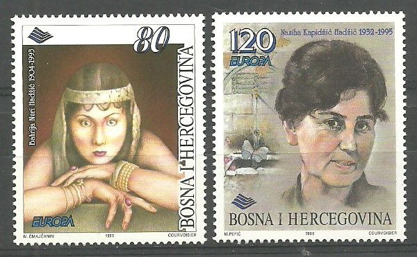 Znaczek Bośnia i Hercegowina 1996 Mi 45-46 Czyste **