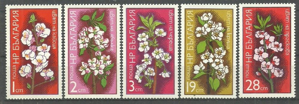 Znaczek Bułgaria 1975 Mi 2374-2378 Czyste **