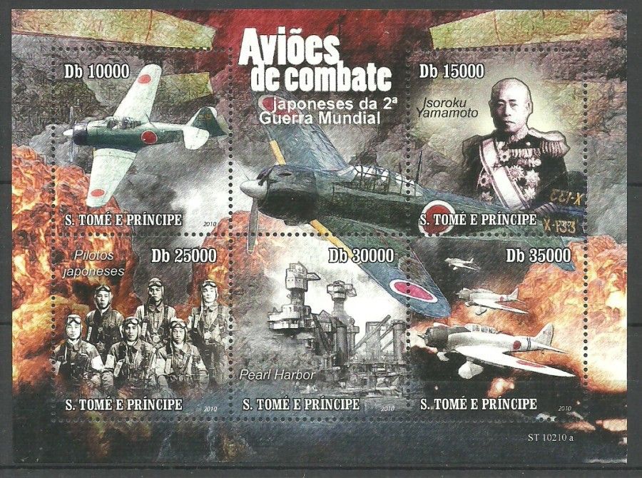 Znaczek Wyspy Św. Tomasza i Książęca 2010 Mi ark 4412-4416 Czyste **