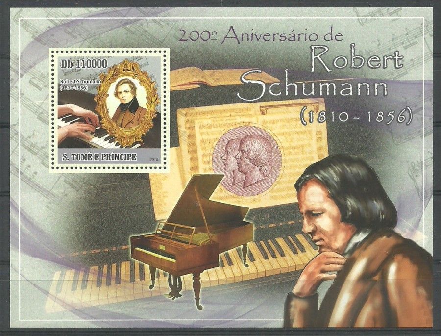Znaczek Wyspy Św. Tomasza i Książęca 2010 Mi bl 795 Czyste **