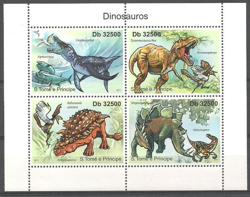 Znaczek Wyspy Św. Tomasza i Książęca 2011 Mi ark 4901-4904 Czyste **