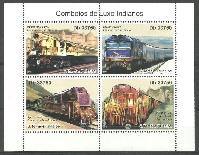 Znaczek Wyspy Św. Tomasza i Książęca 2011 Mi ark 4957-4960 Czyste **