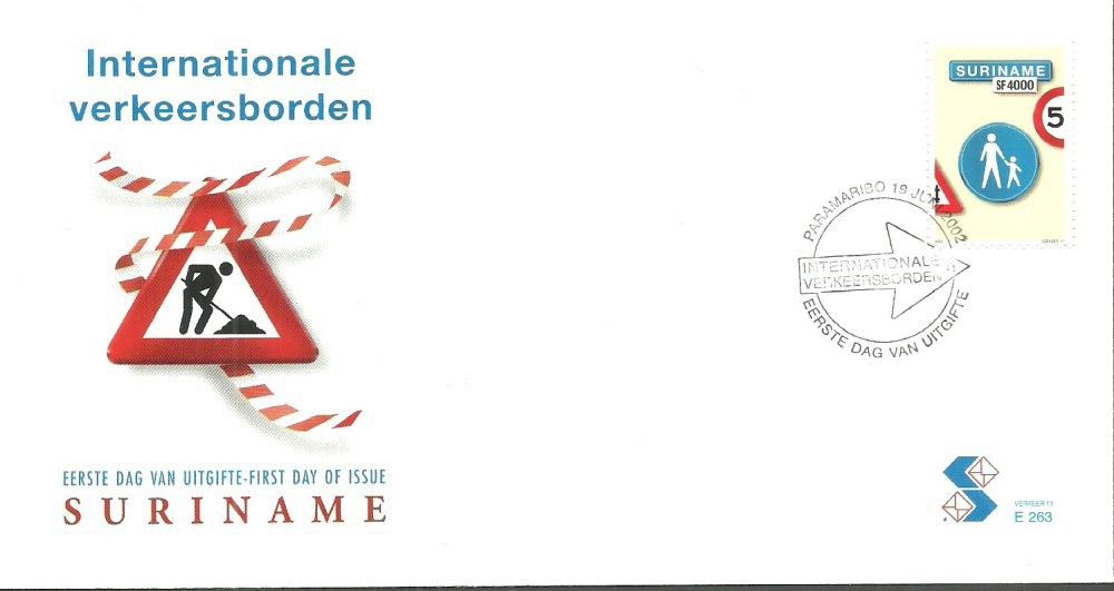 Znaczek Surinam 2002 Mi 1833 FDC