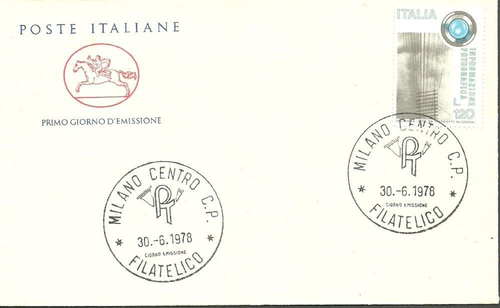Znaczek Włochy 1978 Mi 1620 FDC