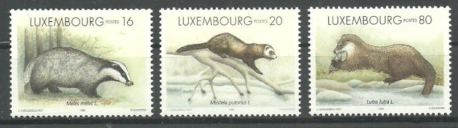 Znaczek Luksemburg 1996 Mi 1400-1402 Czyste **