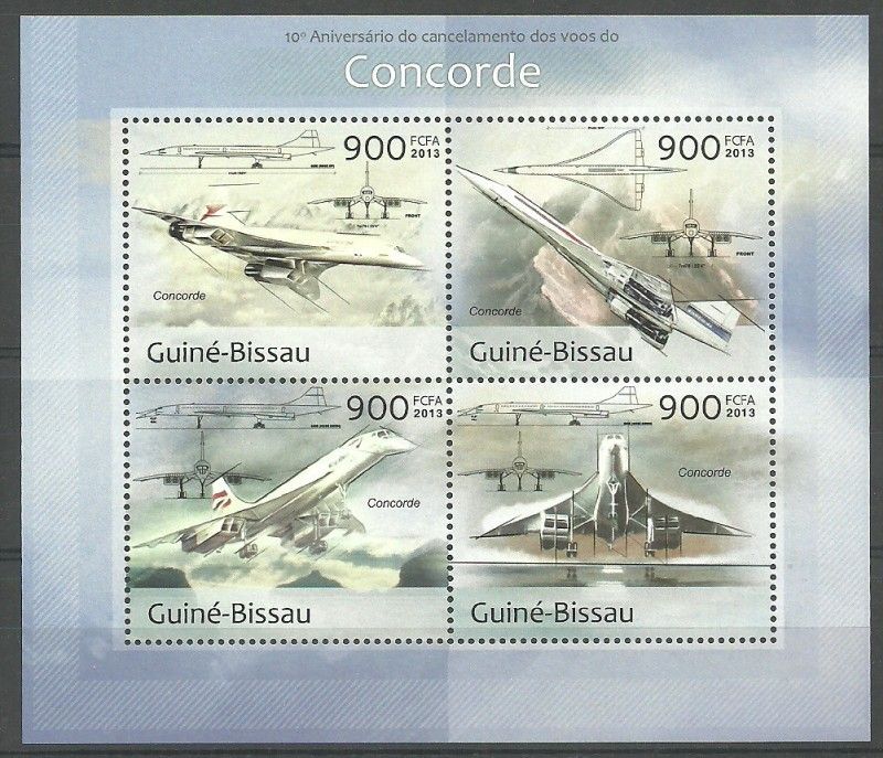 Znaczek Gwinea Bissau 2013 Mi ark 6477-6480 Czyste **