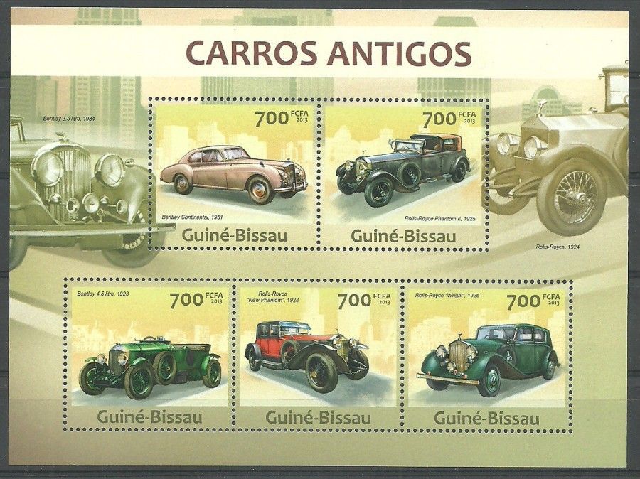 Znaczek Gwinea Bissau 2013 Mi ark 6626-6630 Czyste **