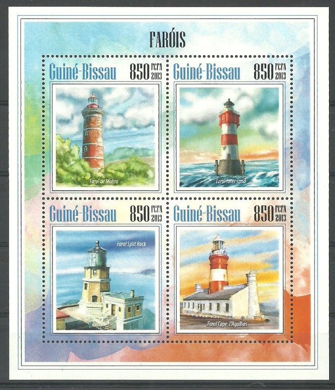 Znaczek Gwinea Bissau 2013 Mi ark 6892-6895 Czyste **
