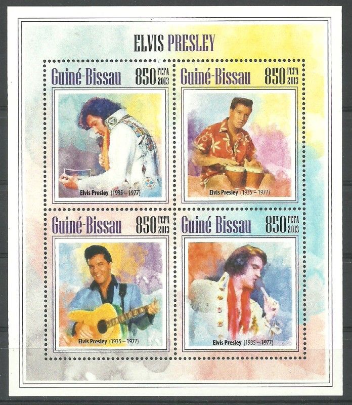 Znaczek Gwinea Bissau 2013 Mi ark 6905-6908 Czyste **