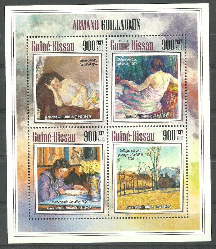 Znaczek Gwinea Bissau 2013 Mi ark 6910-6913 Czyste **