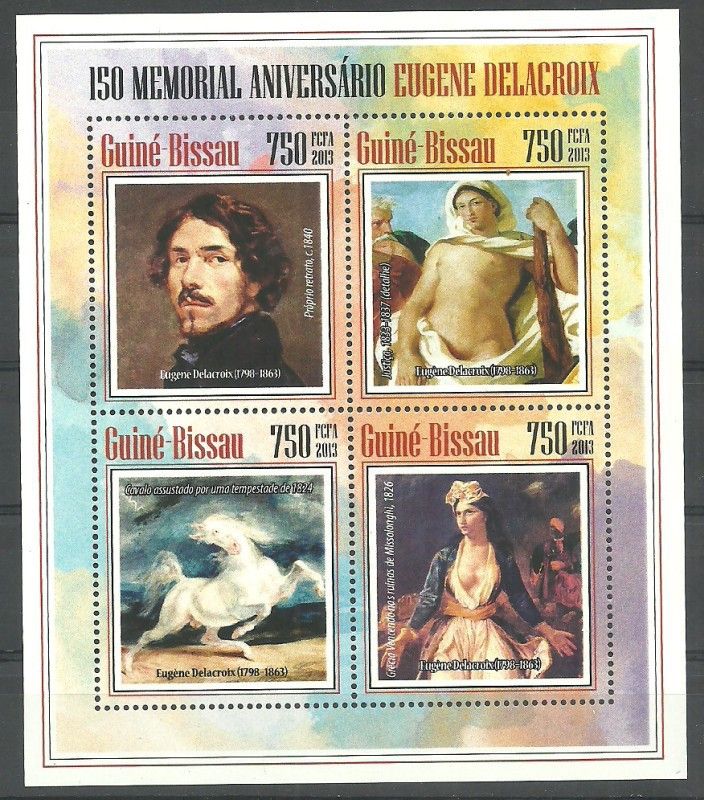 Znaczek Gwinea Bissau 2013 Mi ark 6956-6959 Czyste **