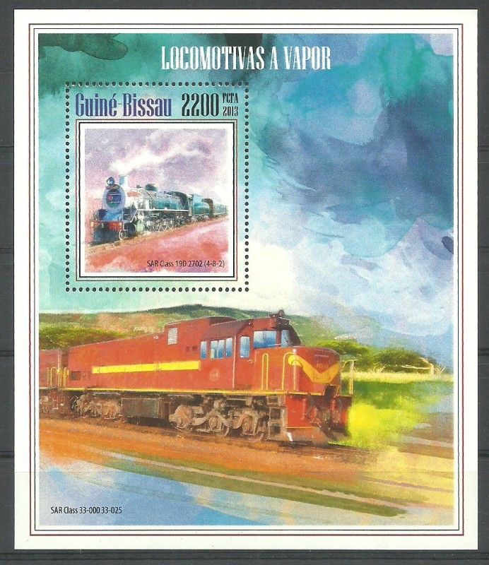 Znaczek Gwinea Bissau 2013 Mi bl 1221 Czyste **