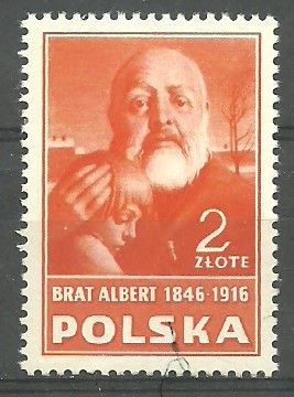 Znaczek Polska 1948 Mi B486 Fi A430 Czyste **