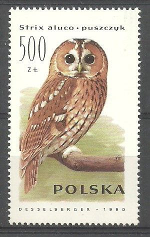Znaczek Polska 1990 Mi 3295 Fi 3147 Czyste **