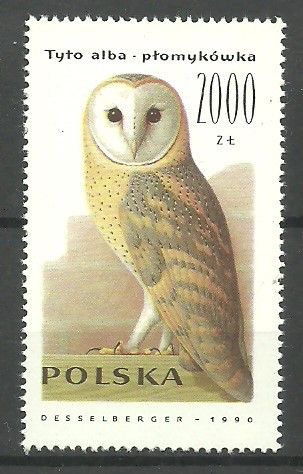 Znaczek Polska 1990 Mi 3299 Fi 3151 Czyste **