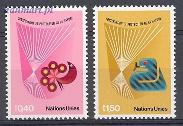 Znaczek Narody Zjednoczone Genewa 1982 Mi 109-110 Czyste **