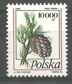 Znaczek Polska 1993 Mi 3456 Fi 3308 Czyste **
