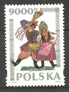 Znaczek Polska 1994 Mi 3492 Fi 3344 Czyste **