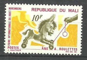 Znaczek Mali 1969 Mi 198 Czyste **