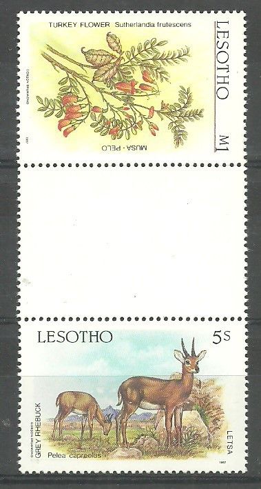 Znaczek Lesotho 1987 Mi 638+642 Czyste **