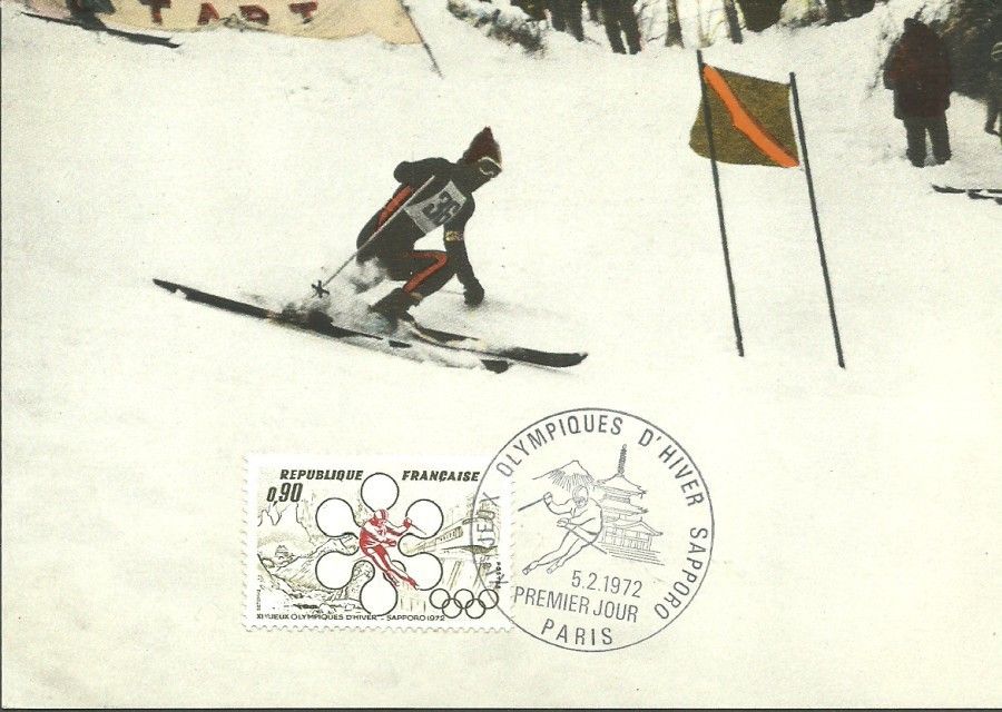 Znaczek Francja 1972 Mi 1781 Karta Max