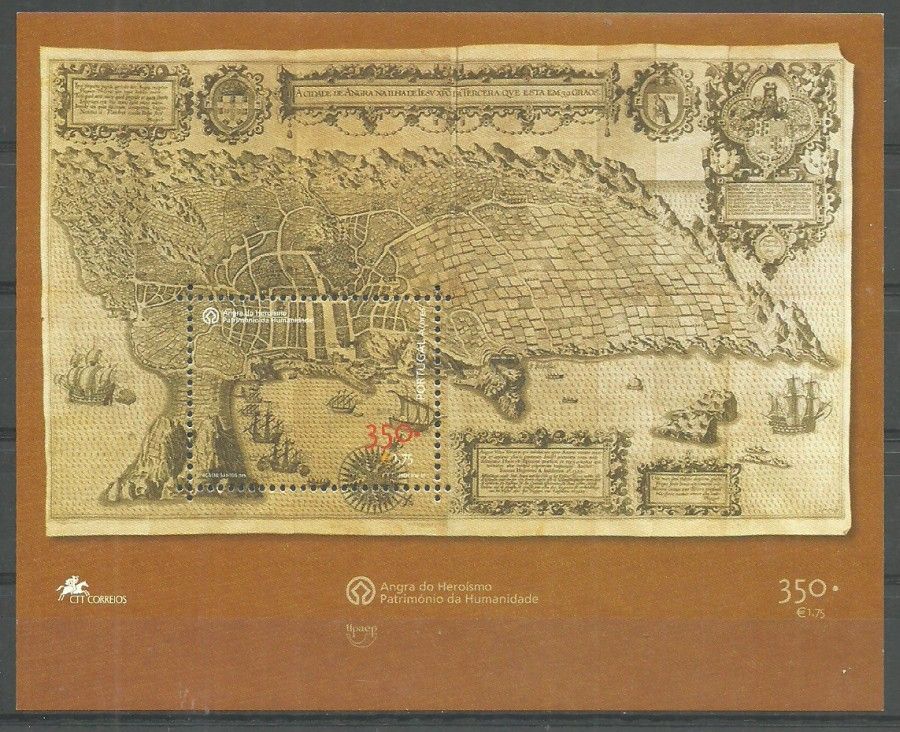 Znaczek Azory 2001 Mi bl 22 Czyste **