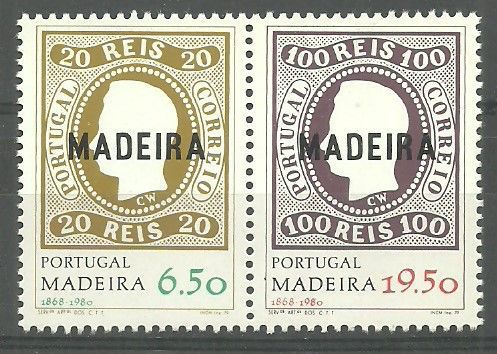 Znaczek Madera 1980 Mi 62-63 Czyste **