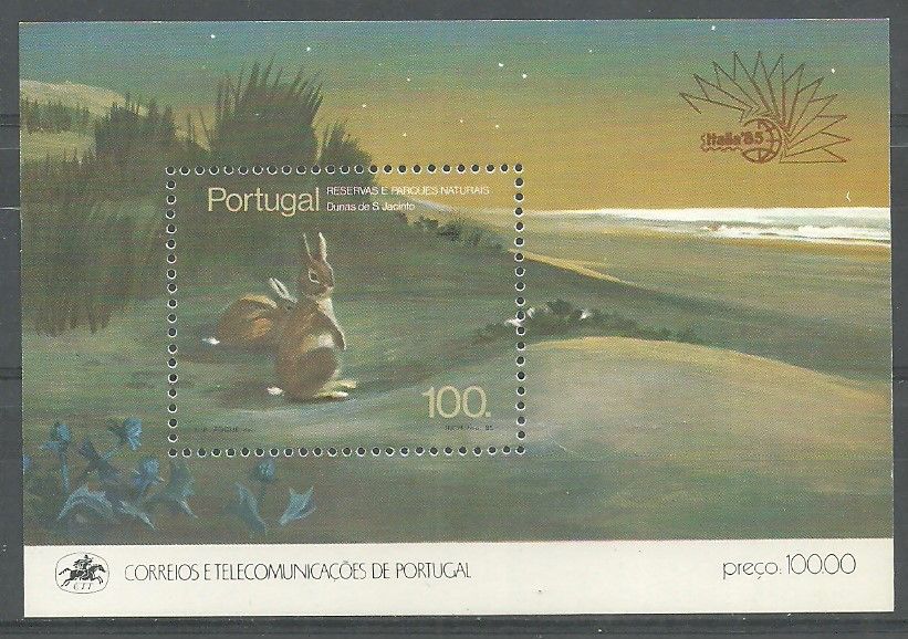Znaczek Portugalia 1985 Mi bl 48 Czyste **