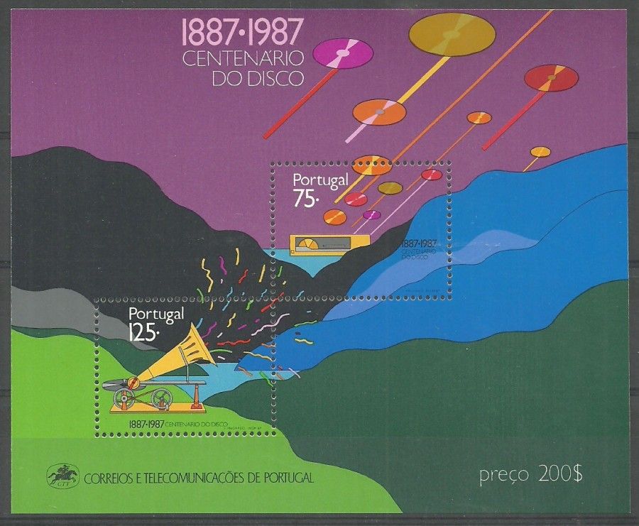 Znaczek Portugalia 1987 Mi bl 55 Czyste **