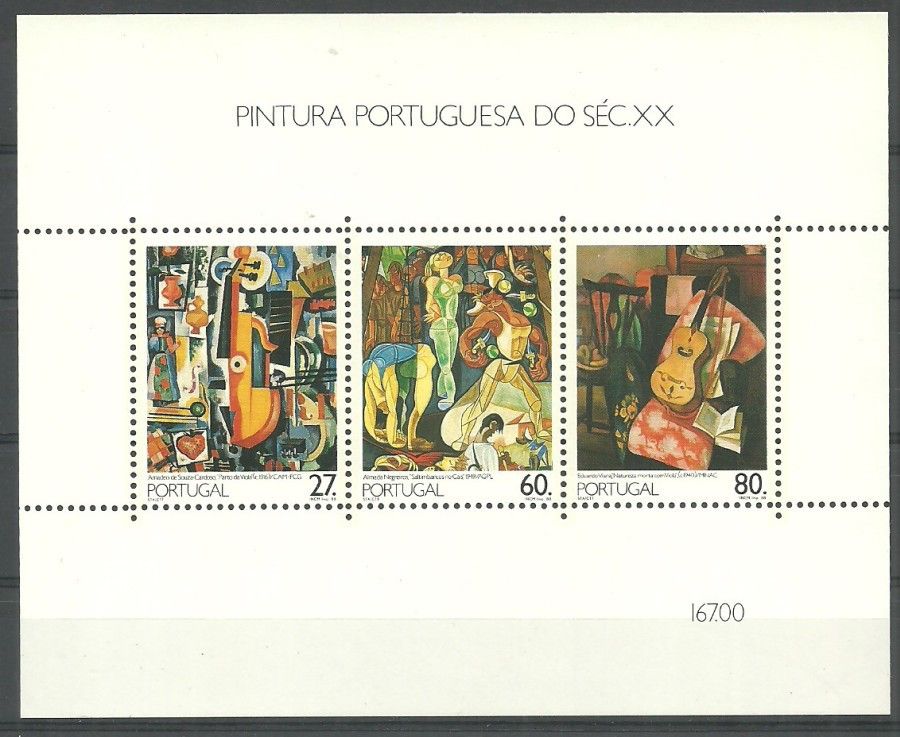 Znaczek Portugalia 1988 Mi bl 59 Czyste **