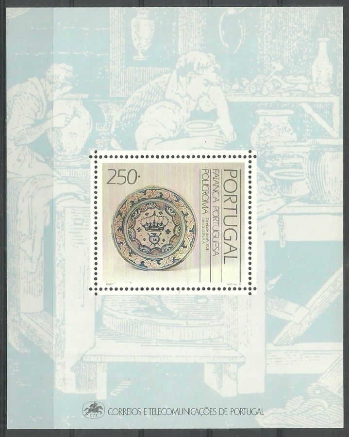 Znaczek Portugalia 1990 Mi bl 69 Czyste **