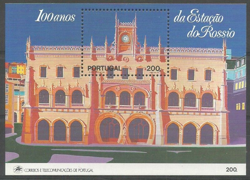 Znaczek Portugalia 1990 Mi bl 75 Czyste **