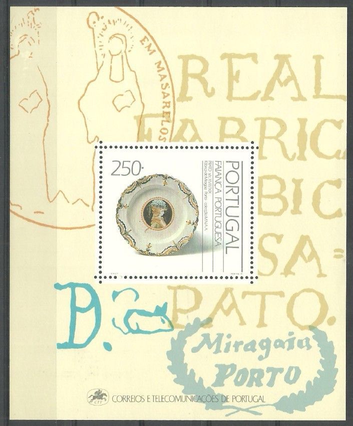 Znaczek Portugalia 1991 Mi bl 76 Czyste **
