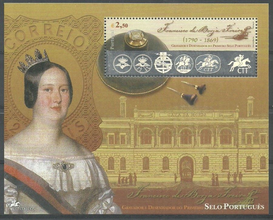 Znaczek Portugalia 2003 Mi bl 190 Czyste **