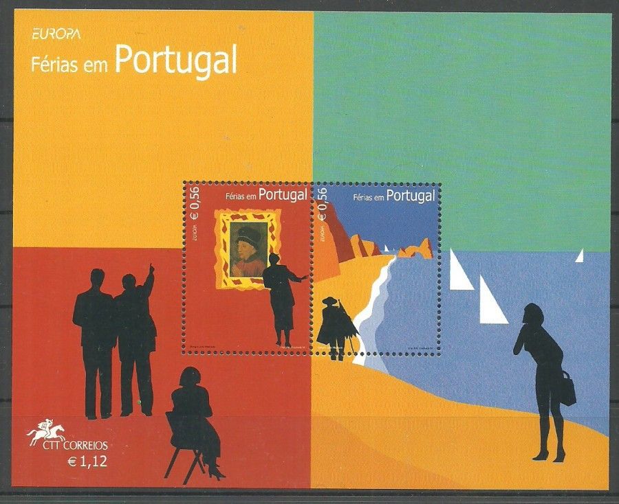 Znaczek Portugalia 2004 Mi bl 196 Czyste **