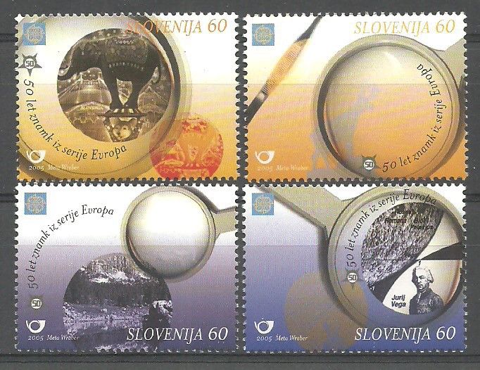 Znaczek Słowenia 2005 Mi 543-546 Czyste **