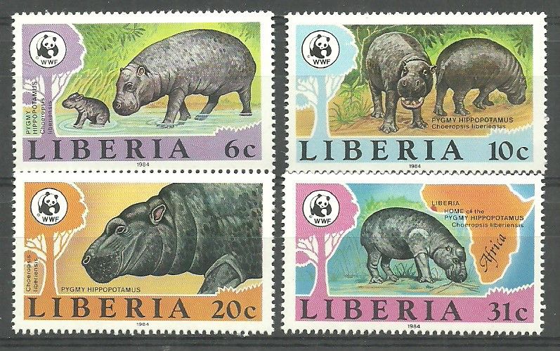 Znaczek Liberia 1984 Mi 1315-1318 Czyste **