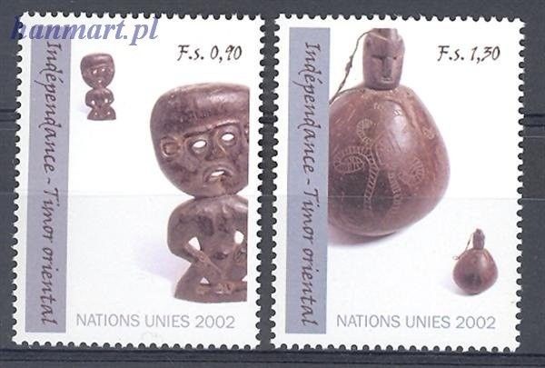 Znaczek Narody Zjednoczone Genewa 2002 Mi 438-439 Czyste **