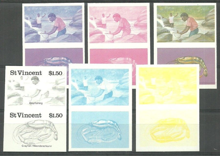 Znaczek St. Vincent 1986 Mi kol 1010-1011 Czyste **