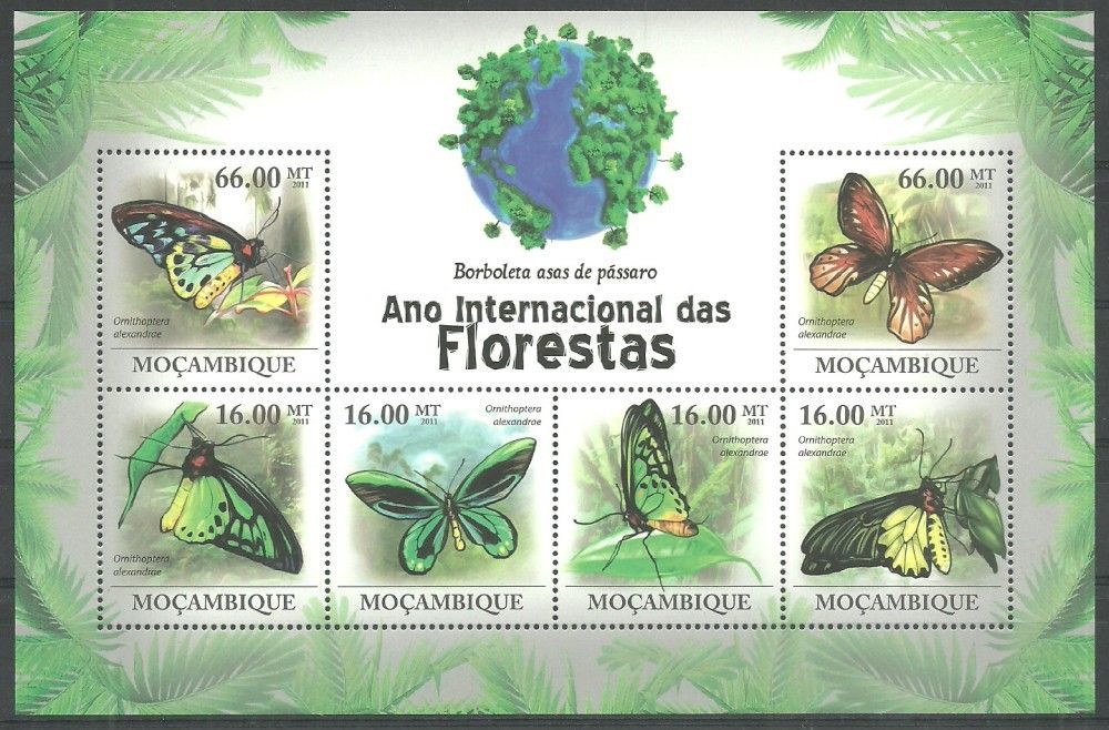 Znaczek Mozambik 2011 Mi ark 4258-4263 Czyste **