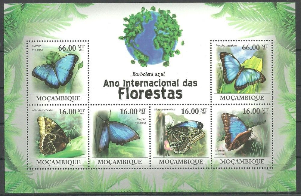 Znaczek Mozambik 2011 Mi ark 4264-4269 Czyste **