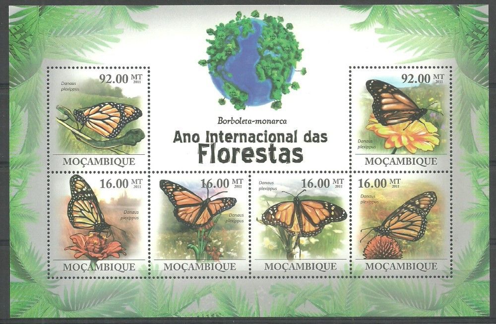Znaczek Mozambik 2011 Mi ark 4270-4275 Czyste **