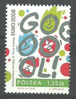Znaczek Polska 2008 Mi 4361 Fi 4211 Czyste **