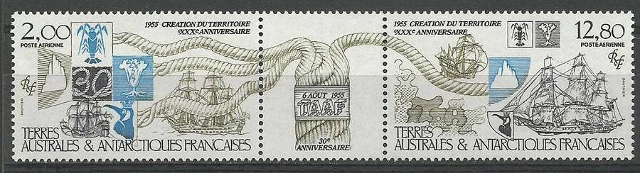 Znaczek TAAF 1985 Mi 206-207 Czyste **