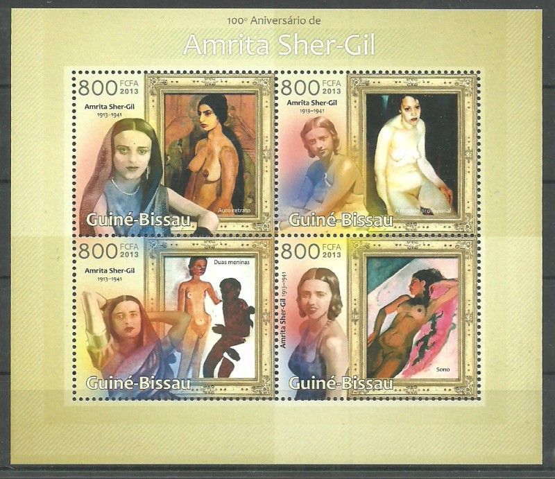Znaczek Gwinea Bissau 2013 Mi ark 6447-6450 Czyste **